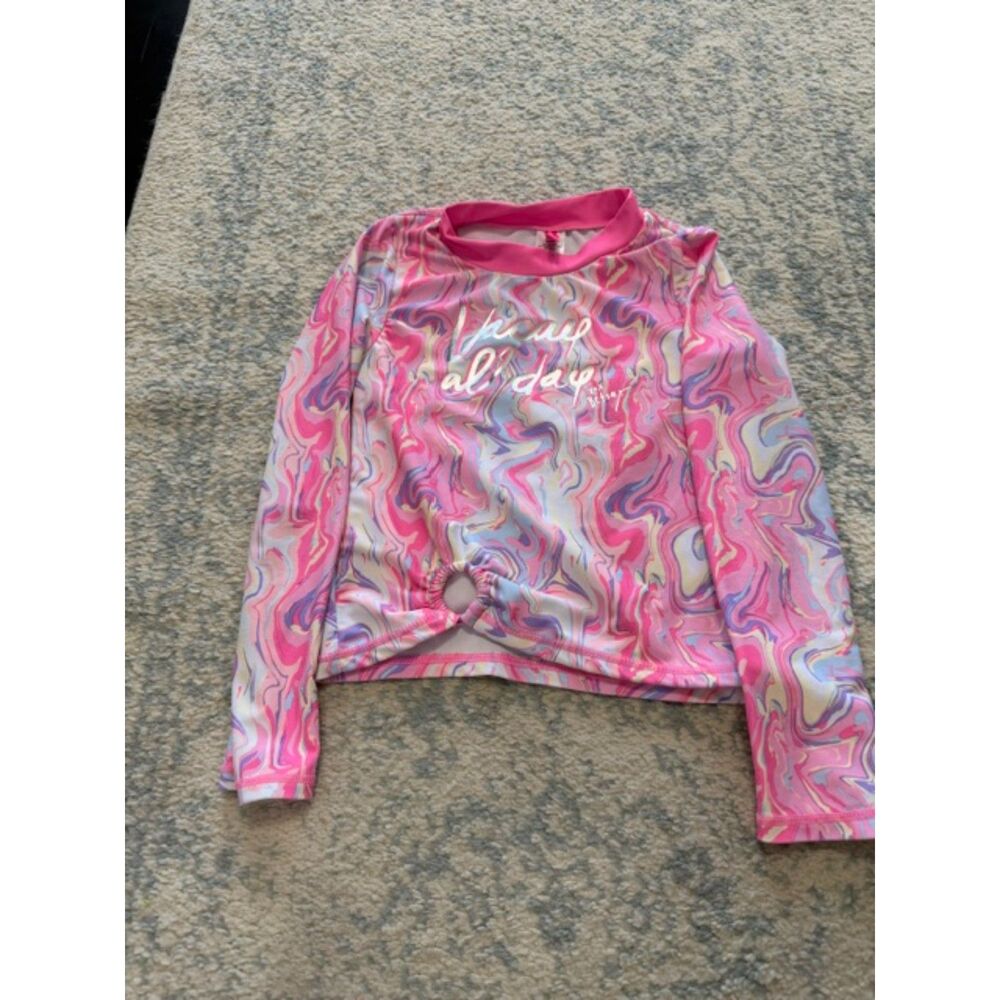 Betsey Johnson Long Sleeve Rash Guard - Picture 1 of 4